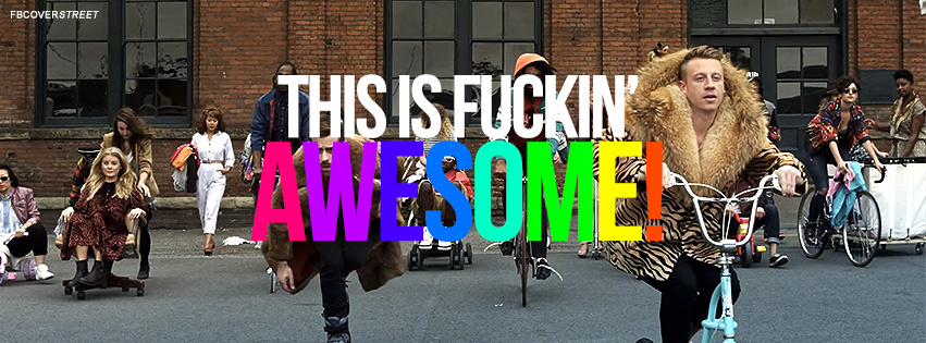 Macklemore Thirftshop This Is Awesome Quote Wallpaper