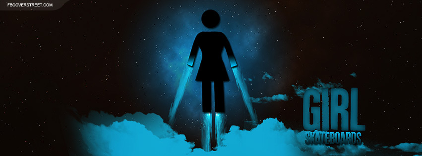 Girl Skateboards Blast Off Logo Wallpaper