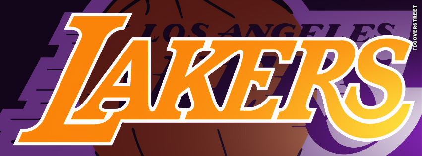 Los Angeles Lakers Logo Facebook Cover  Wallpaper