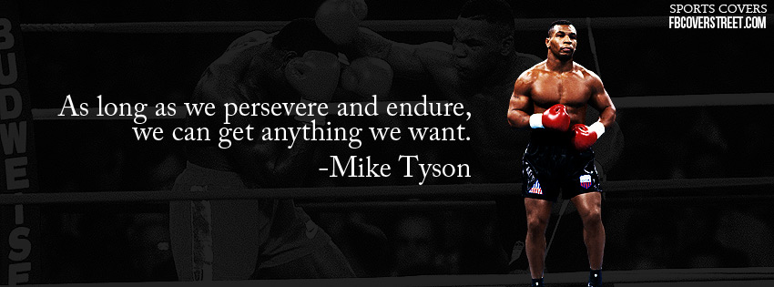 Mike Tyson Persevere And Endure Wallpaper