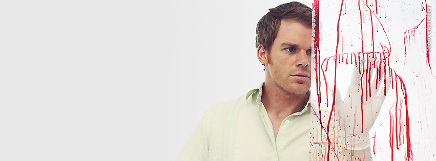 Dexter Behind Blood Curtain  Wallpaper