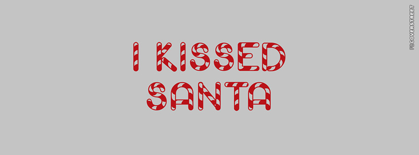 I Kissed Santa  Wallpaper