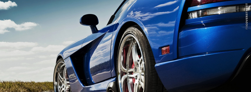 Dodge Viper Blue FB Cover  Wallpaper