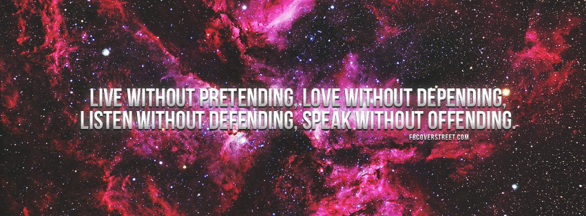 Drake Live Love Listen Speak Quote Facebook Cover