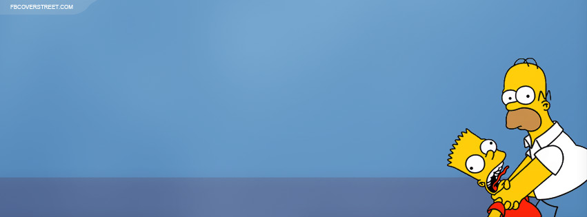 Homer Simpson Choking Bart Simpson Wallpaper