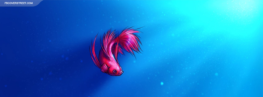 Pink Fish Drawing Wallpaper