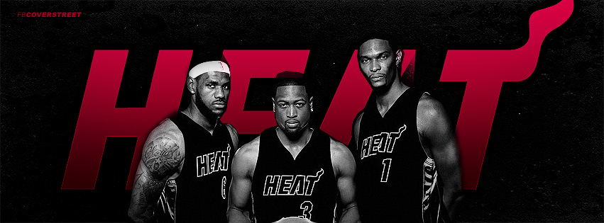 Miami Heat The Big 3 Bosh Wade and James Wallpaper