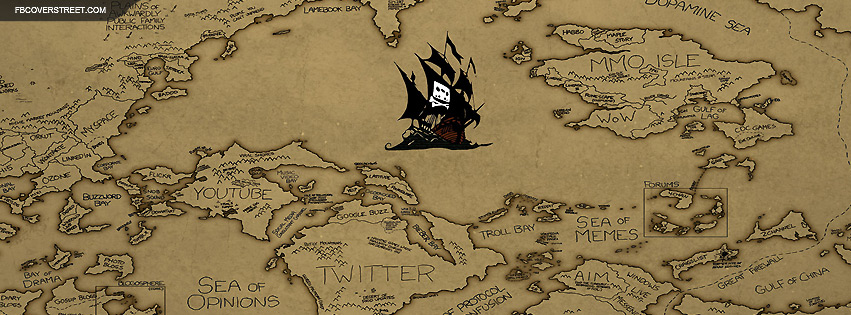 The Pirate Bay Sea of The Internet Large Wallpaper