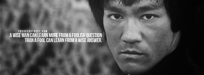 Bruce Lee Wise Man Quote Wallpaper