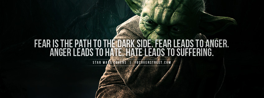 Yoda Fear Quote Wallpaper