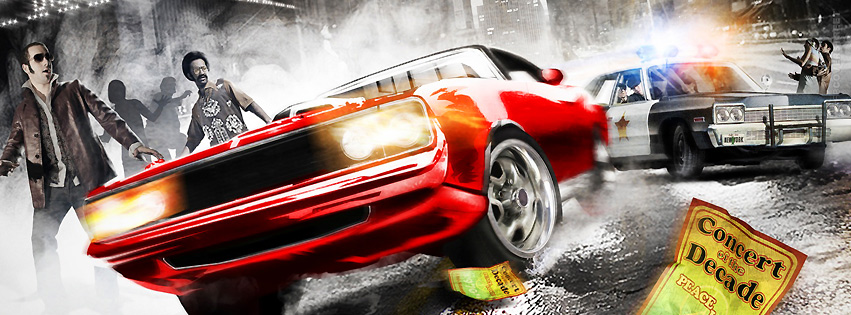 Driver Parallel Lines FB Cover  Wallpaper