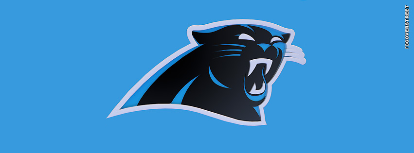Carolina Panthers Simple Blue Logo Cover Cover  Wallpaper