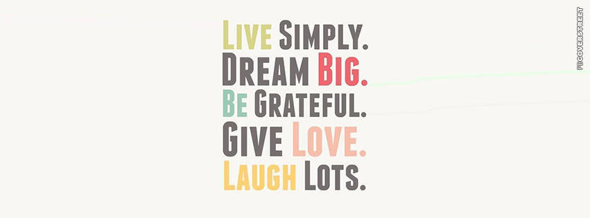 Live Simply and Dream Big  Wallpaper