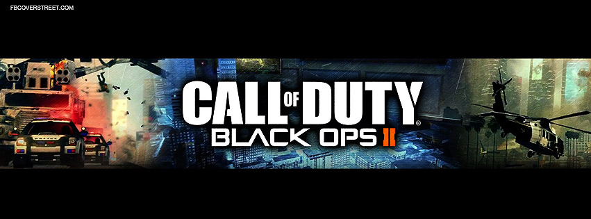 Call of Duty Black Ops II Gameplay Collage Facebook Cover