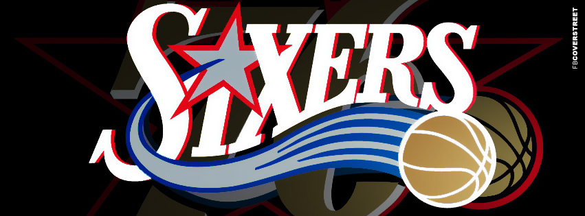 Philadelphia 76ers Logo Facebook Cover 2  Wallpaper