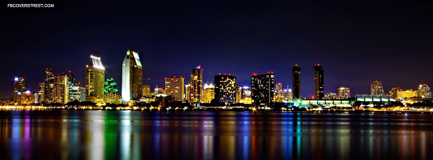 San Diego Colorful Skyline 2  Wallpaper