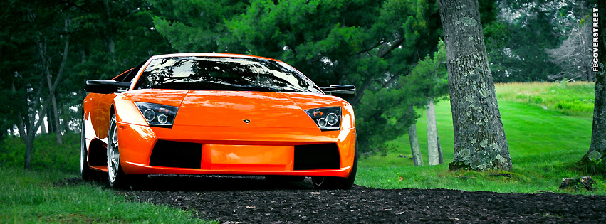 Lamborghini Murcielago Orange  Wallpaper