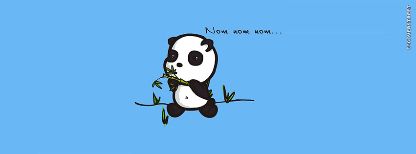 Nom Nom Nom Panda Bamboo  Wallpaper
