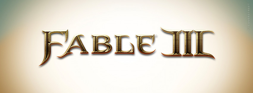 Fable 3 Logo Cover  Wallpaper