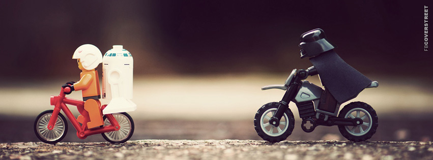 Star Wars Bike Chase Movie Cover  Wallpaper