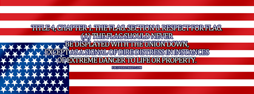 American Distress Flag Facebook Cover
