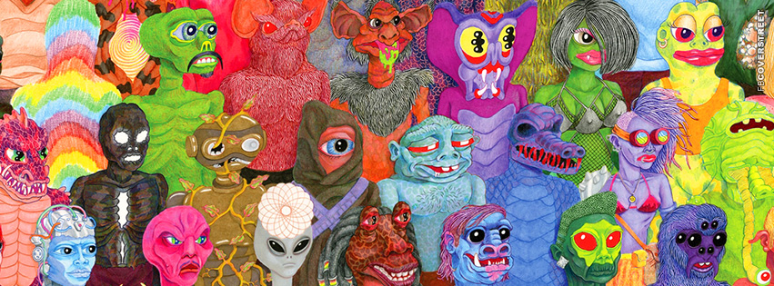 Weird Alien Art Cover  Wallpaper