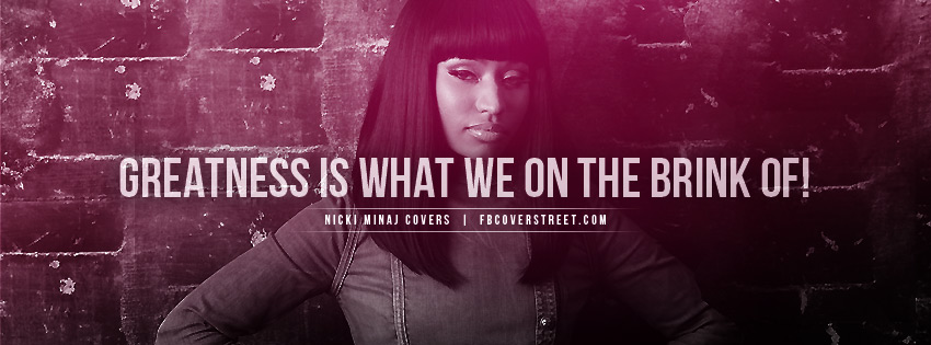 Nicki Minaj Greatness Quote Wallpaper