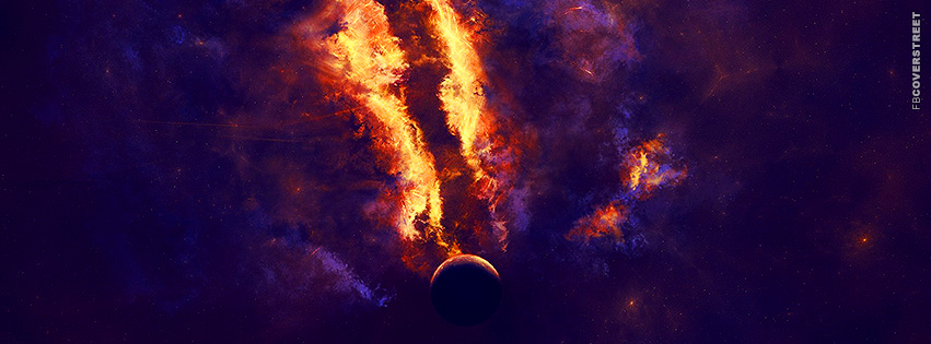 Vibrant Space Colors  Wallpaper