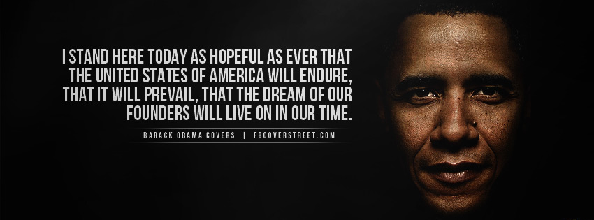 Barack Obama Hopeful Quote Wallpaper