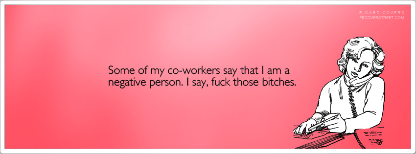 Negative Person Facebook Cover