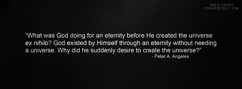 Why Create A Universe Picture