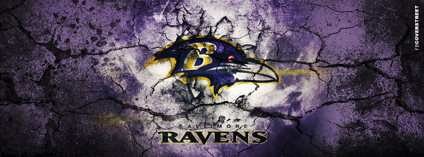 Baltimore Ravens Grunged Logo Cover  Wallpaper