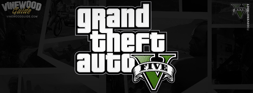 Grand Theft Auto V Five Logo Black  Wallpaper