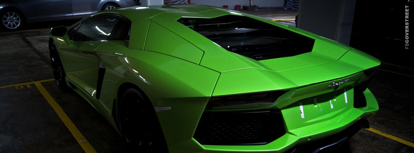 Green Lambo FB Cover  Wallpaper