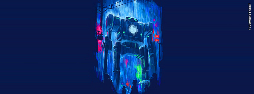 Blue Robot  Wallpaper