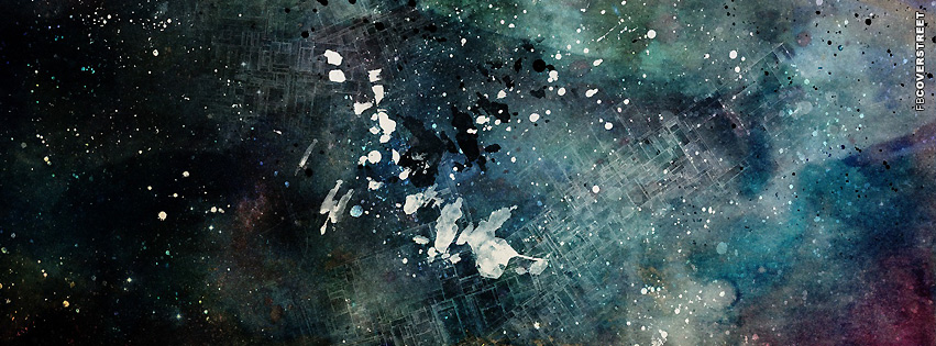 Splattered Space  Wallpaper