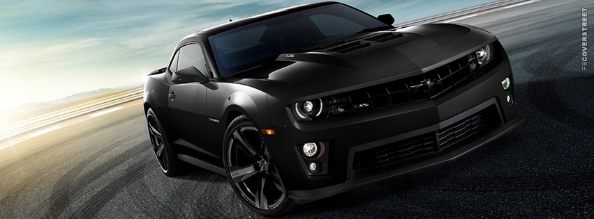 Matte Black Chevrolet Camaro  Wallpaper