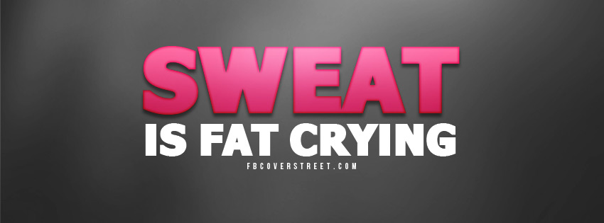 Sweat Is Fat Crying Pink Wallpaper