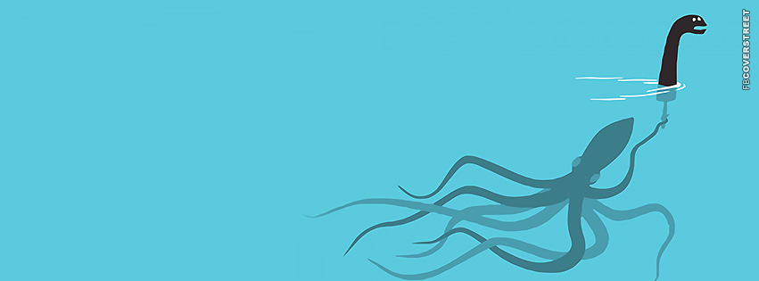 Squid and Lochness Monster Cover  Wallpaper