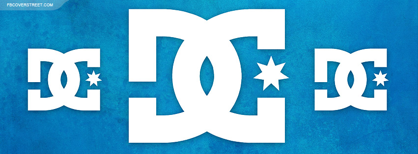 DC Shoes Logos Huge Blue Wallpaper
