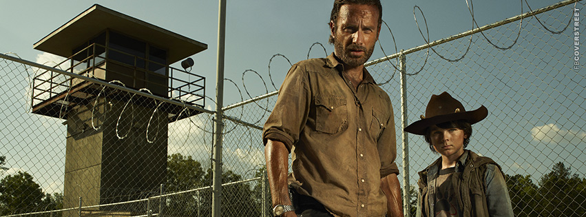 Rick Grimes and Carl Grimes Cover Photo The Walking Dead  Wallpaper