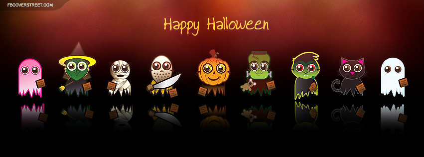 Cute Halloween Costume Characters Happy Halloween Wallpaper