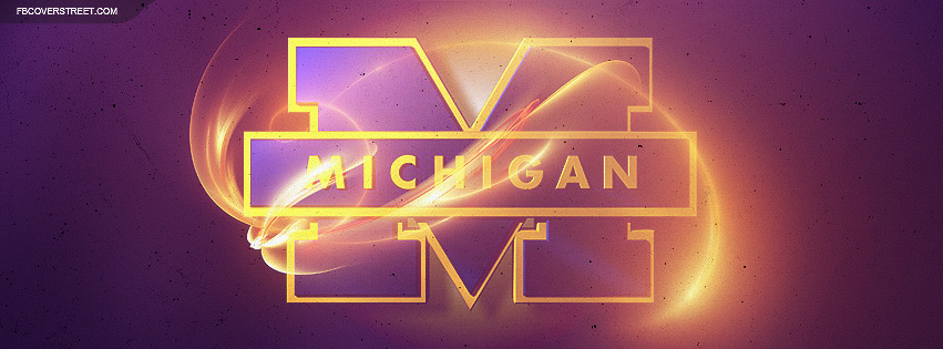 University of Michigan Abstract Logo Wallpaper
