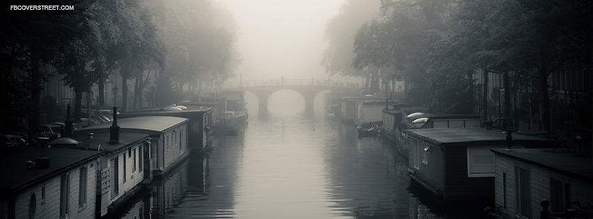 Misty Autumn Amsterdam Wallpaper