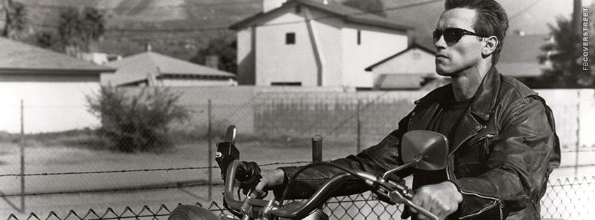 Arnold The Terminator Motorcycle Photograph Cover  Picture
