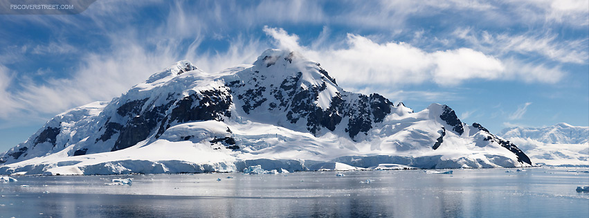 Icey Cold Snowy Mountain Wallpaper