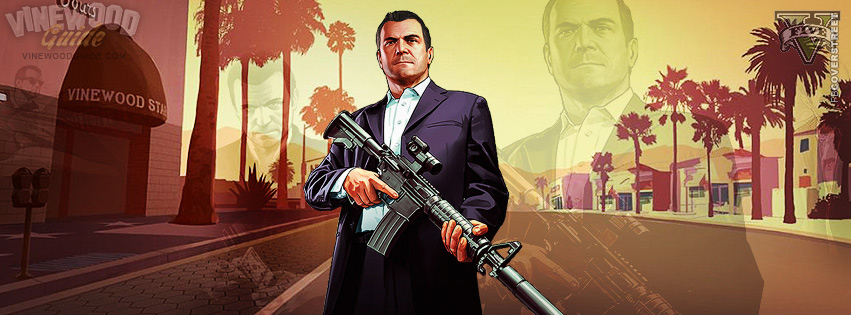 GTA V Michael Facebook Cover  Wallpaper