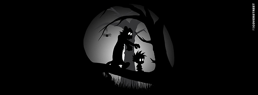 Calvin and Hobbes Spooky  Wallpaper