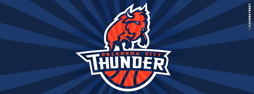 Oklahoma City Thunder Sunray Logo  Wallpaper