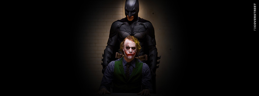 Batman Interrogating The Joker Movie Cover  Wallpaper
